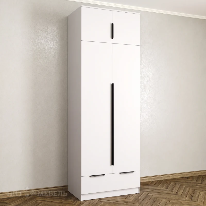 Распашной шкаф с антресолью 2/ 3 Эксетер фото 1