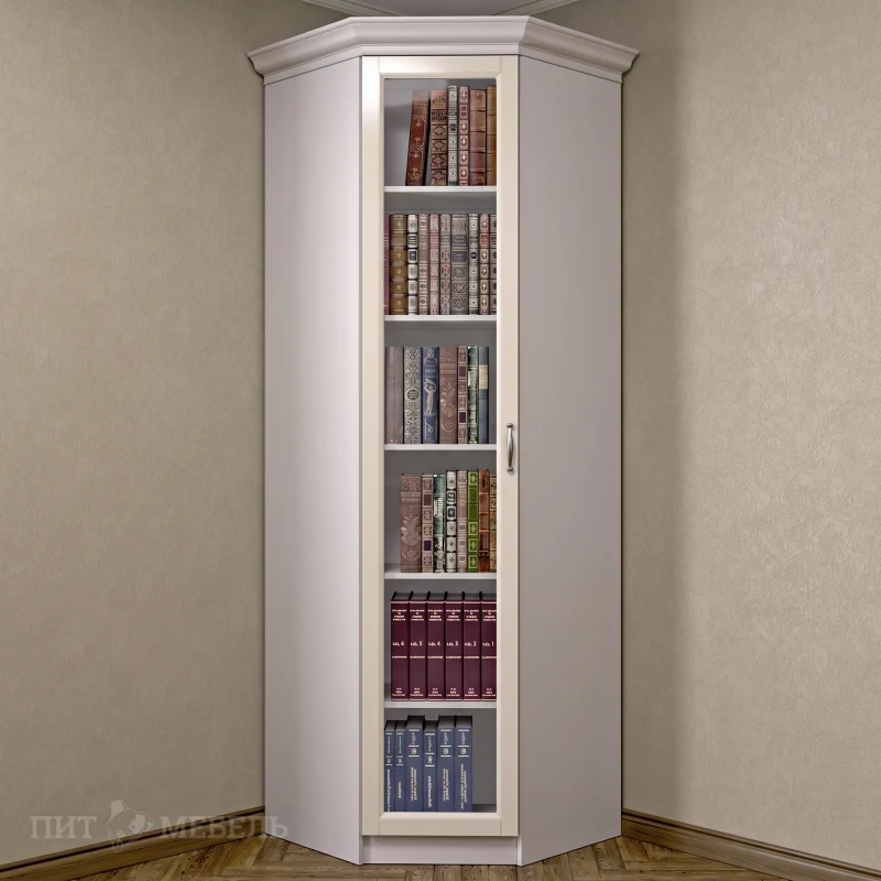 Угловой книжный шкаф №1 фото 1