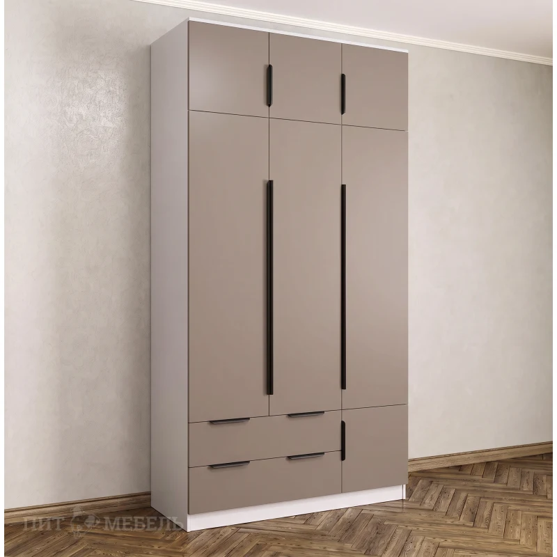 Распашной шкаф с антресолью 3/ 5 Ашфорд фото 1