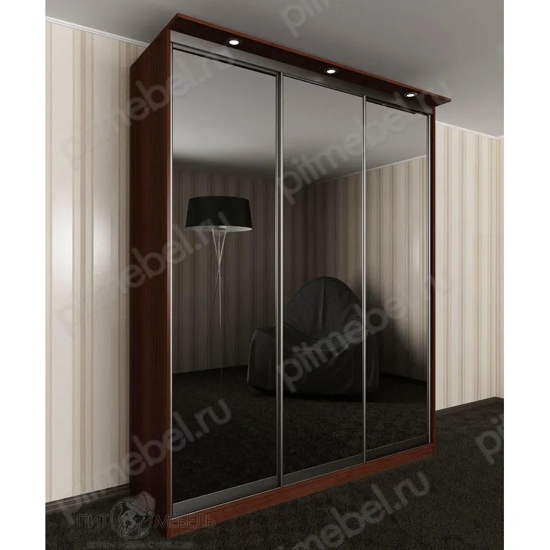 Шкаф купе Стоян итальянский орех