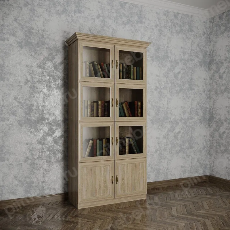 шкаф библиотека №21204 дуб сонома