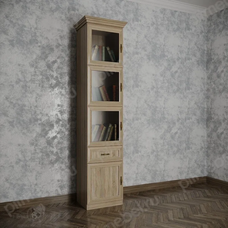 Шкаф с ящиками для мелочей цвет дуб сонома фото 1