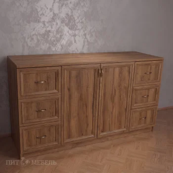 дуб крафт табачный фото 6