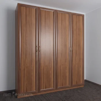 Распашной шкаф 4/ 1 шимо темный